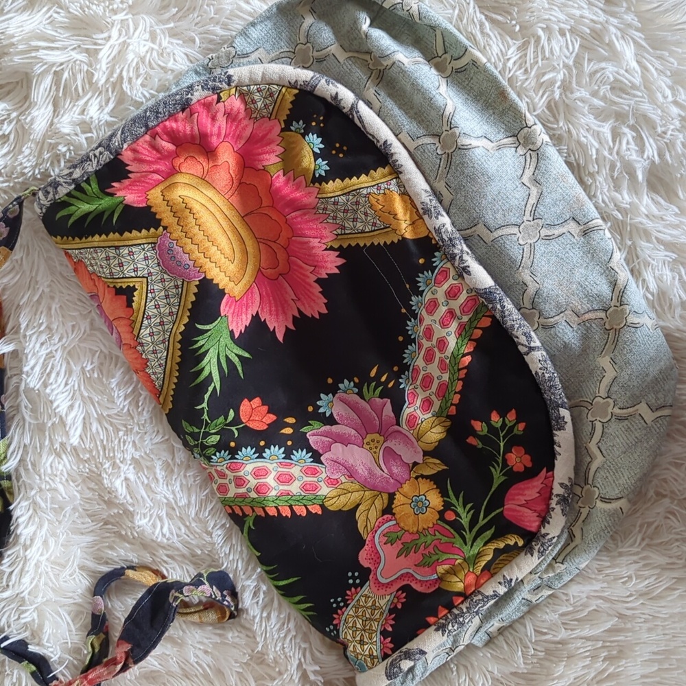 chic Black Floral Women's Bag